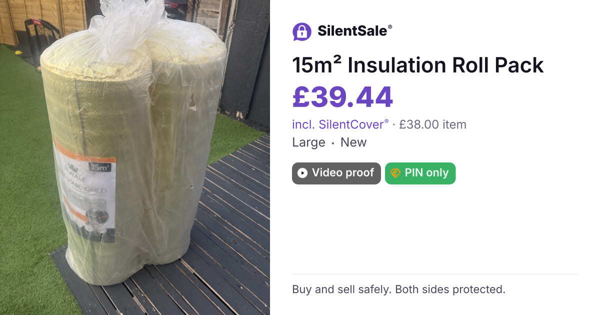 15m² Insulation Roll Pack