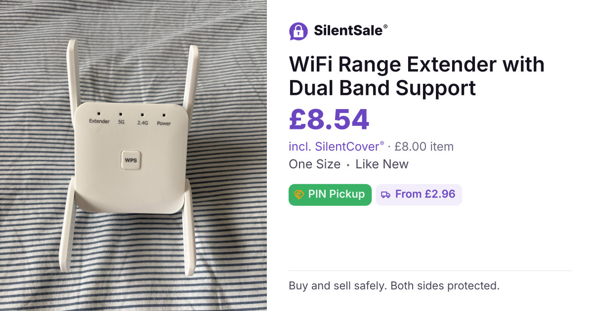 WiFi Range Extender with Dual Band Support